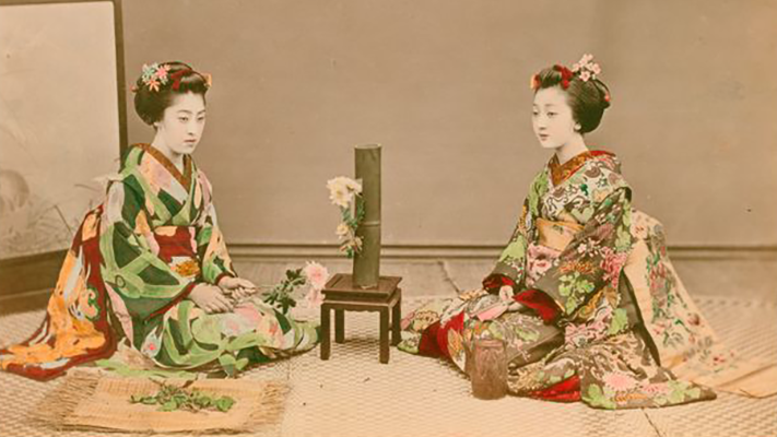 Meiji-Aera Geisha