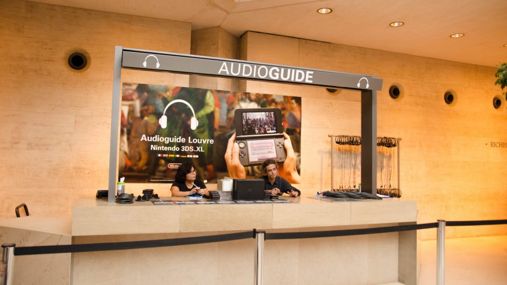 Audioguides im Louvre in Paris