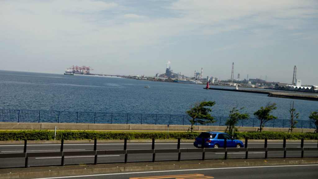 Hafengelaende in Japan