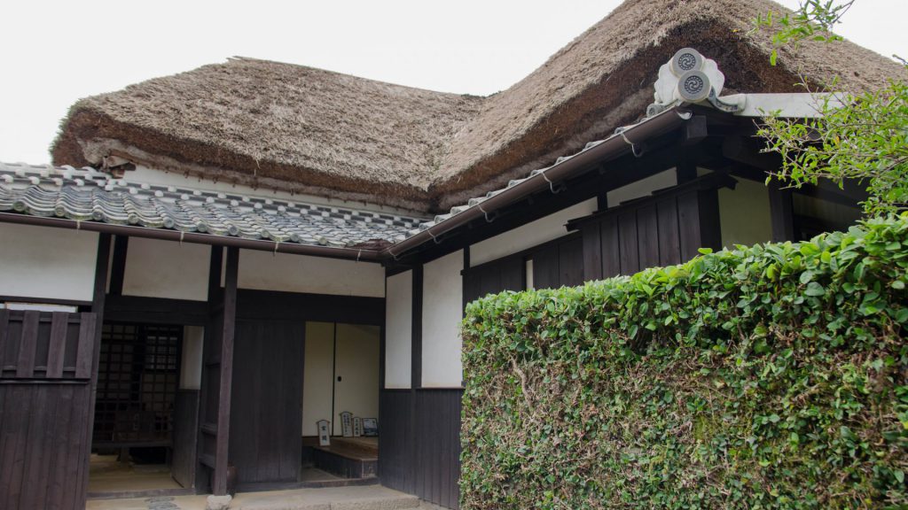 Traditionelles Haus in Shimabara Japan