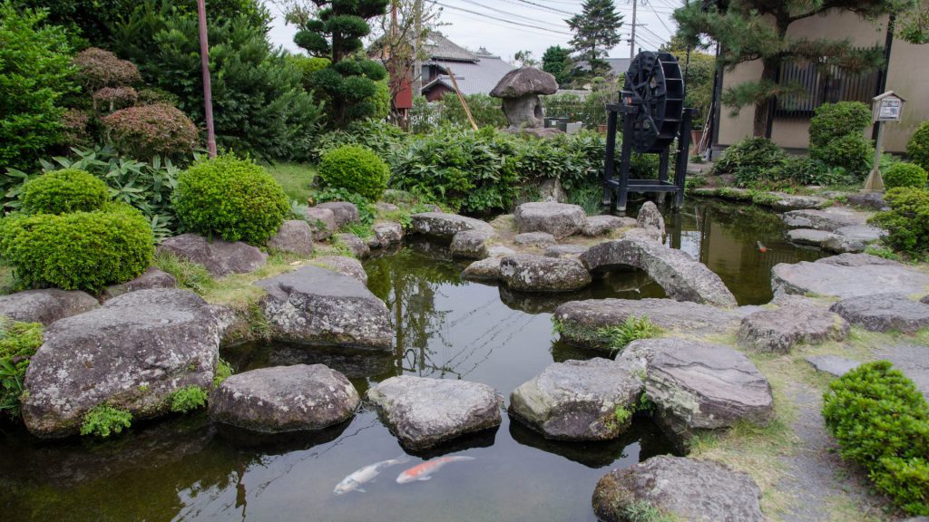 Koi-Teich in Shimabara Japan