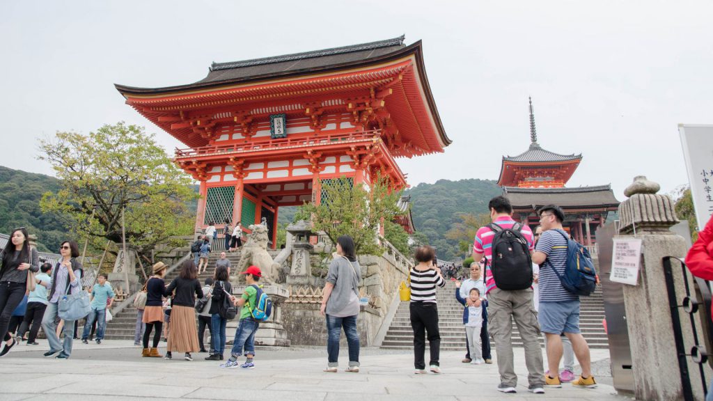 Eingang des Kiyomizudera Tempels