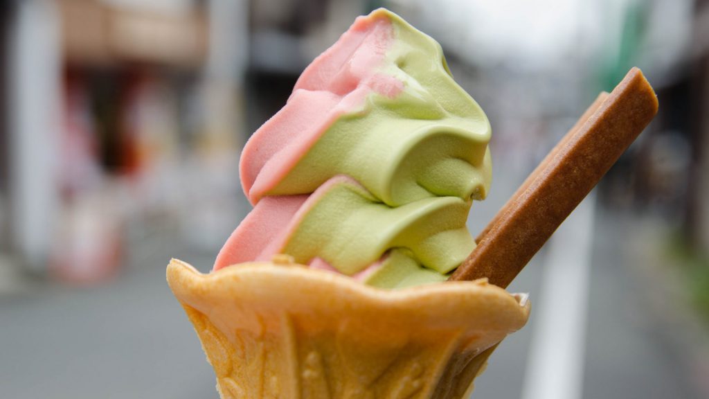 Leckeres Eis in Kyoto