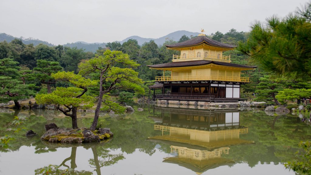 Der goldene Pavillion in Kyoto