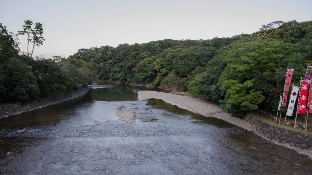 Fluss in Ise in Japan