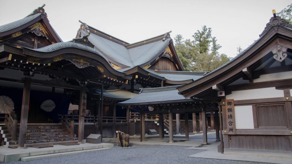 Tempel in Ise in Japan