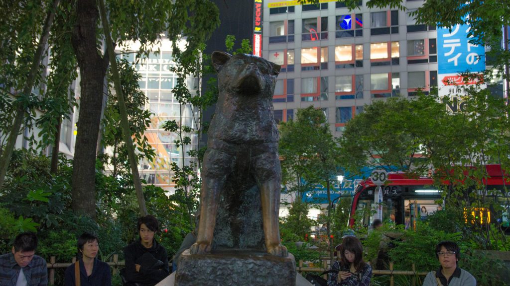 Hachiko-Statue in Tokyo