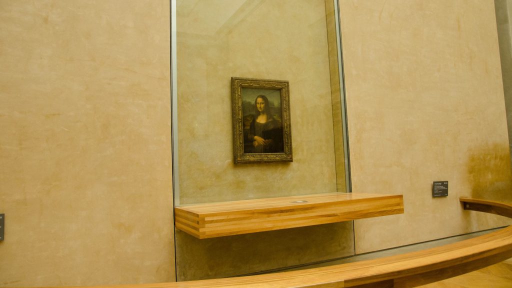 Mona Lisa im Louvre in Paris